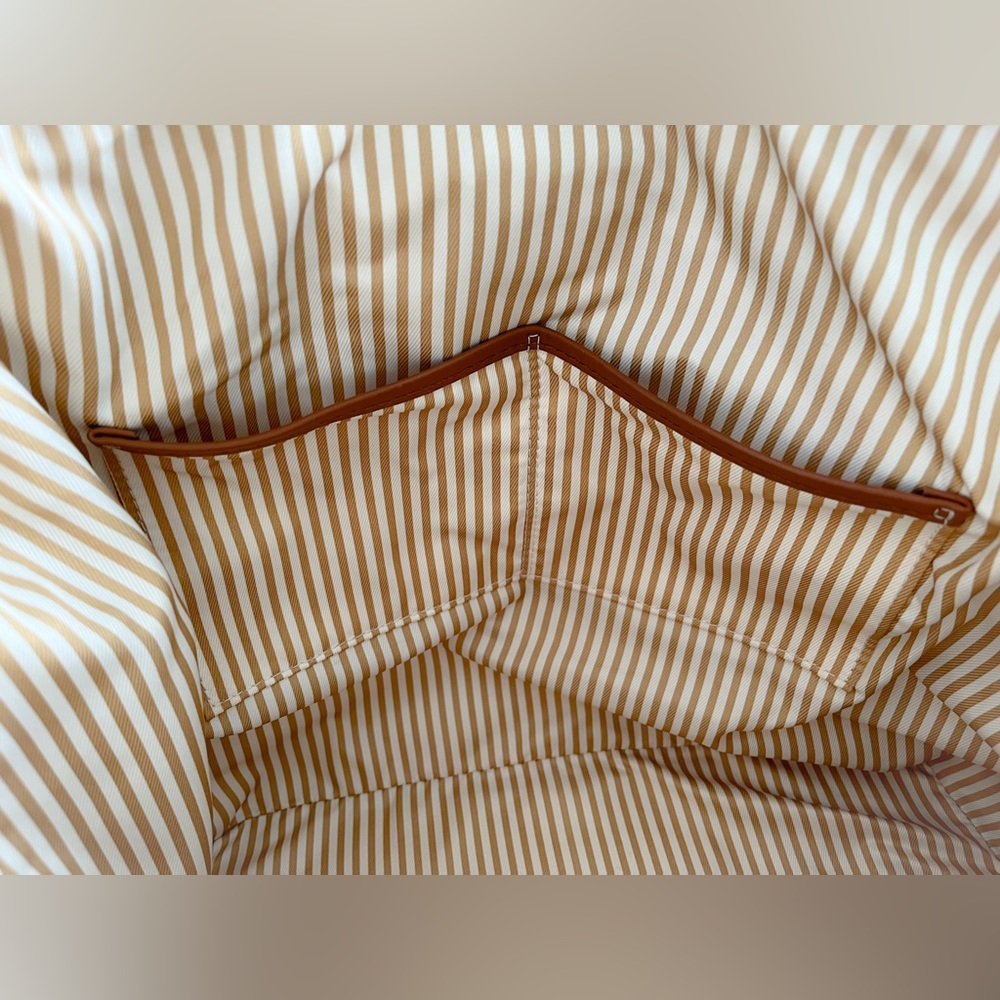 Kate Spade Black and Navy Tote with Brown Handles - Picture 9 of 10